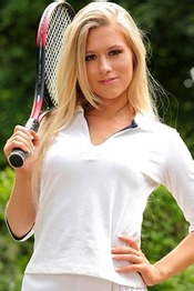 Blonde Tennis Babe