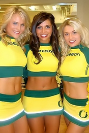 Sexy Oregon Cheerleaders